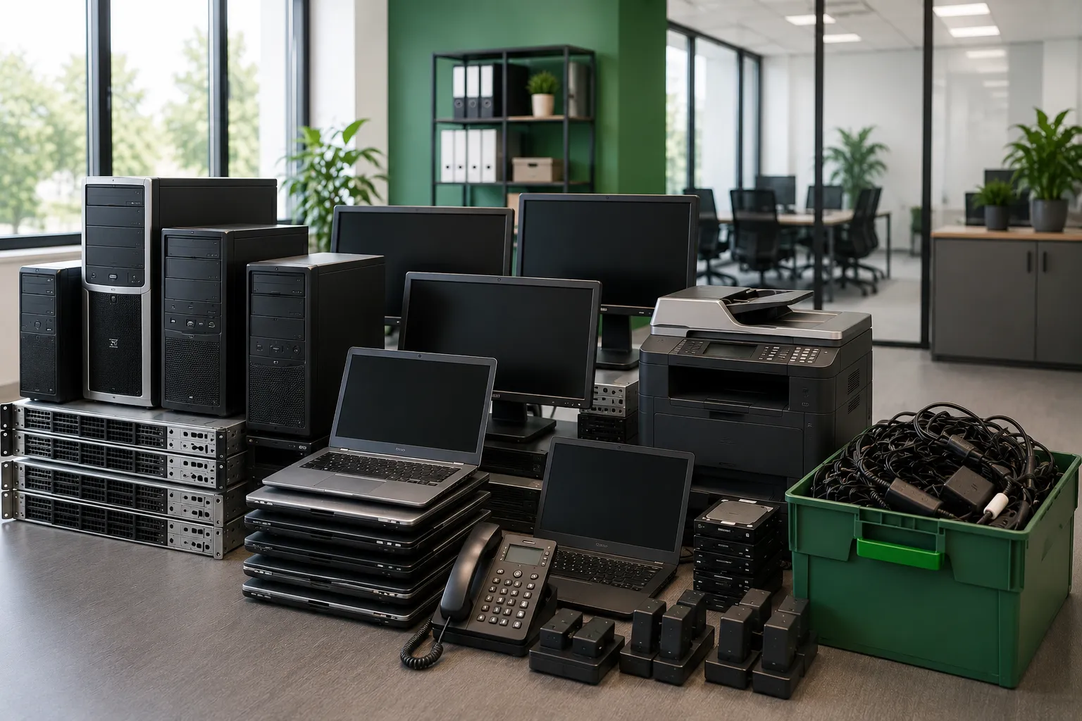 Reciclaje de equipos de cómputo para empresas